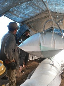 Villages Group: First Biodigester Unit at Work in Susiya